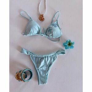 Hollister bikini set turquoise
